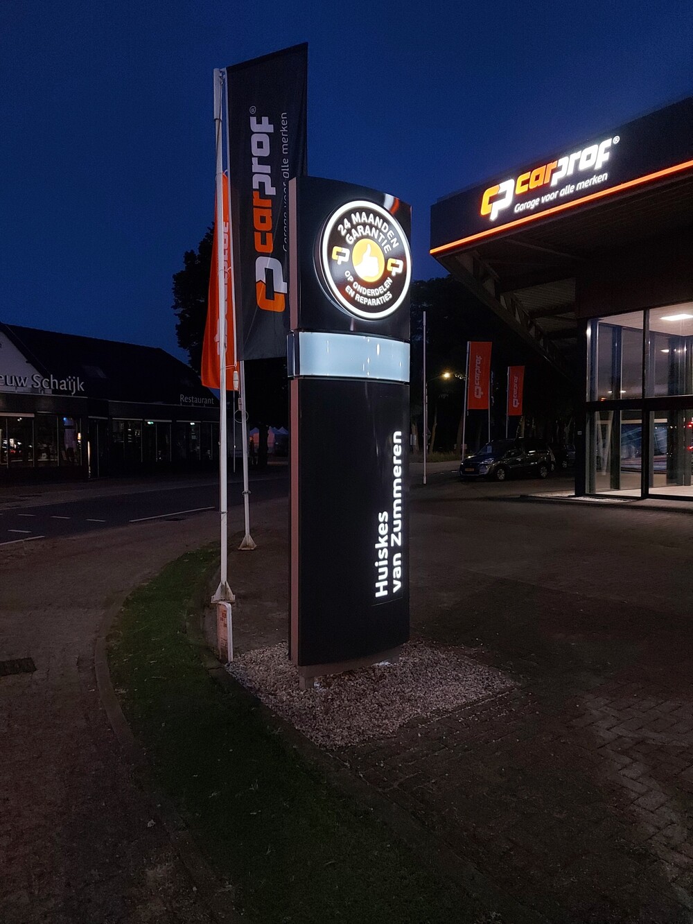 Reclame-uitingen bij CarProf Huiskes van Zummeren